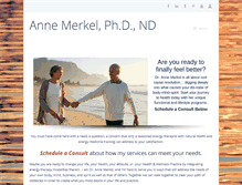 Tablet Screenshot of annemerkel.com
